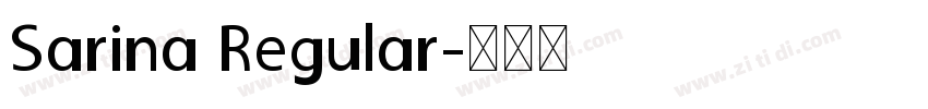 Sarina Regular字体转换